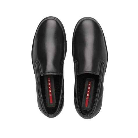 prada mens slip on|Prada slip on sneakers sale.